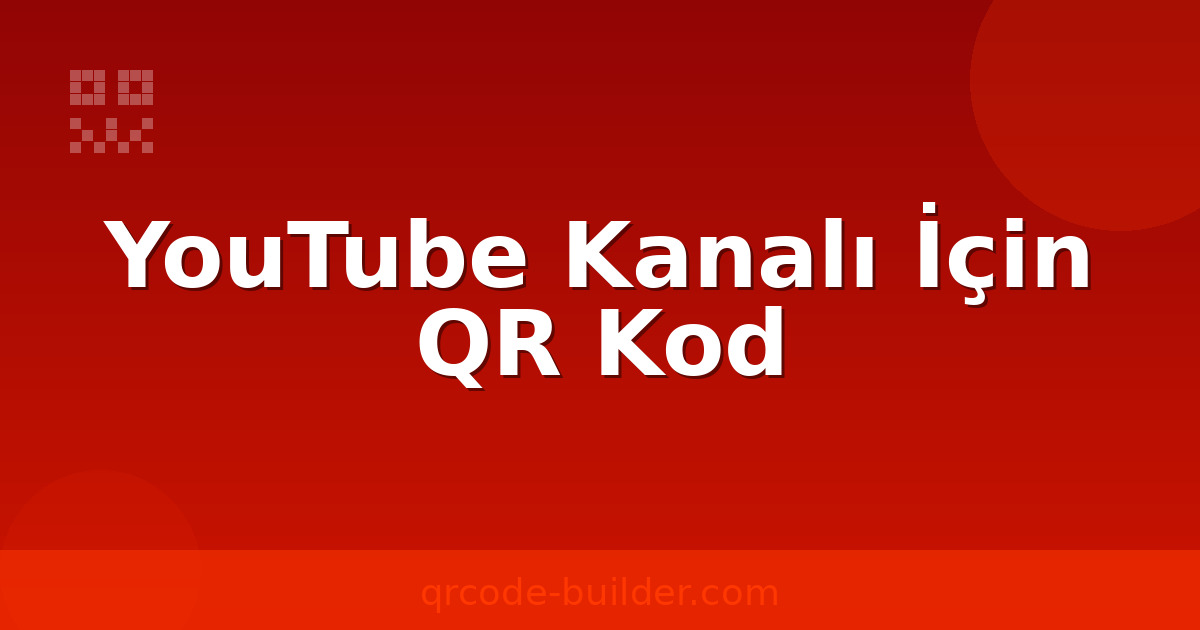 YouTube kanalı QR kodu – offline materyallerden abone kazanın
