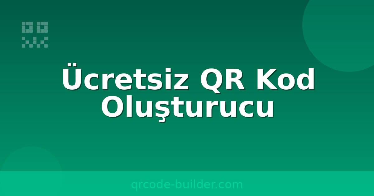 Ücretsiz online QR kod oluşturucu – kayıt olmadan anında QR kod oluştur