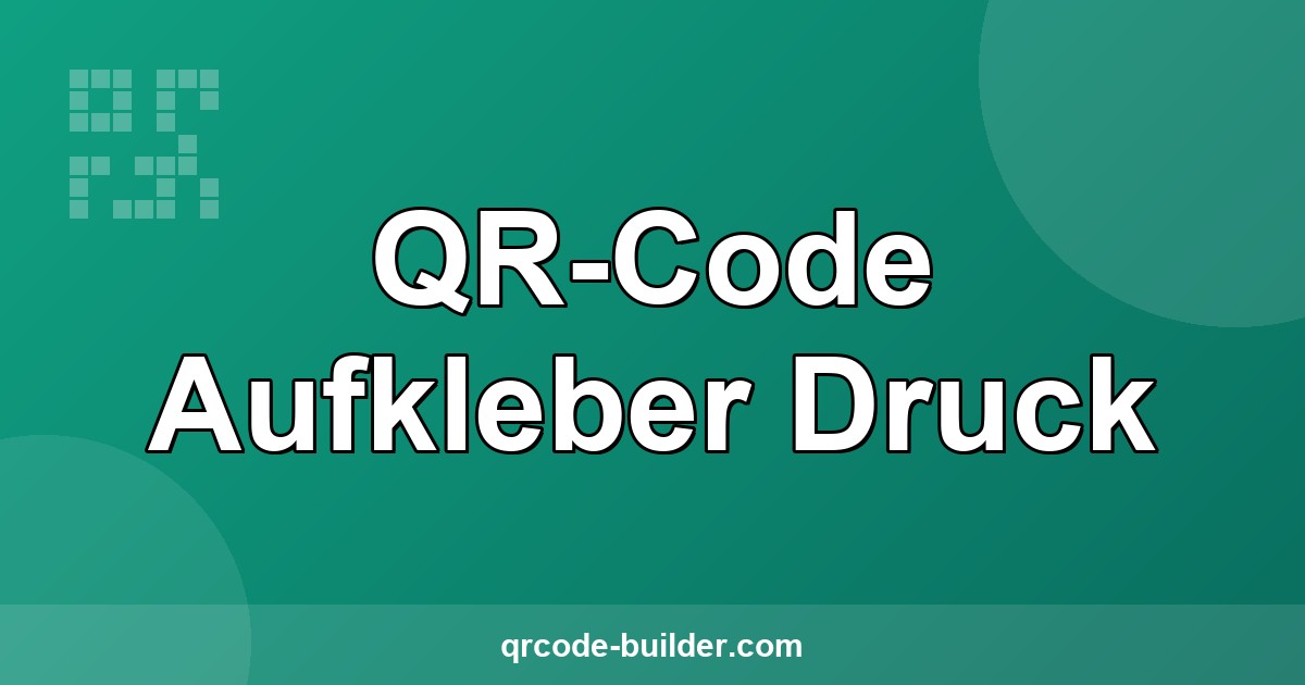 QR-Code Aufkleber erstellen – qrcode-builder.com