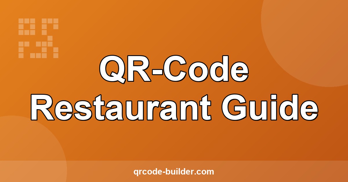 QR-Code für Restaurant und Speisekarte – qrcode-builder.com