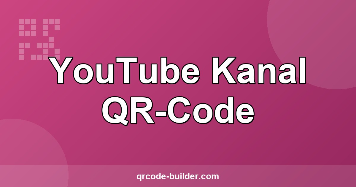 QR-Code für YouTube-Kanal – qrcode-builder.com