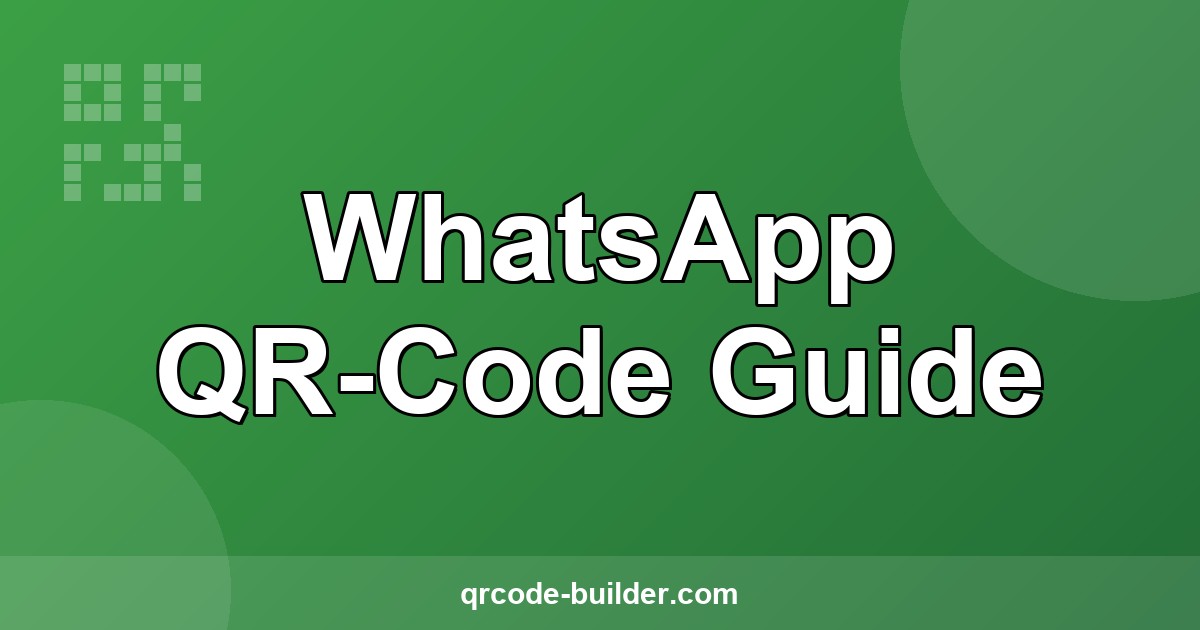 WhatsApp QR-Code erstellen – qrcode-builder.com